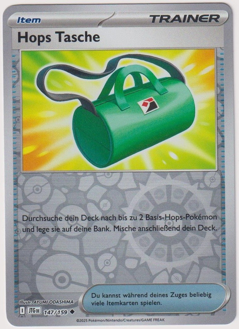 Pokemon TCG Hops Bag #147/159 Uncommon (C) Reverse Holo Deutsch 2025 – Bild 1