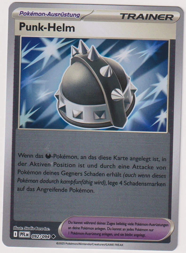 Pokemon TCG Punk Helm #092/094 Common (C) Reverse Holo Deutsch 2025 – Bild 1