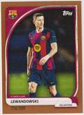 Topps 2024-25 Robert Lewandowski FC Barcelona Parallel 216/399 – Bild 1