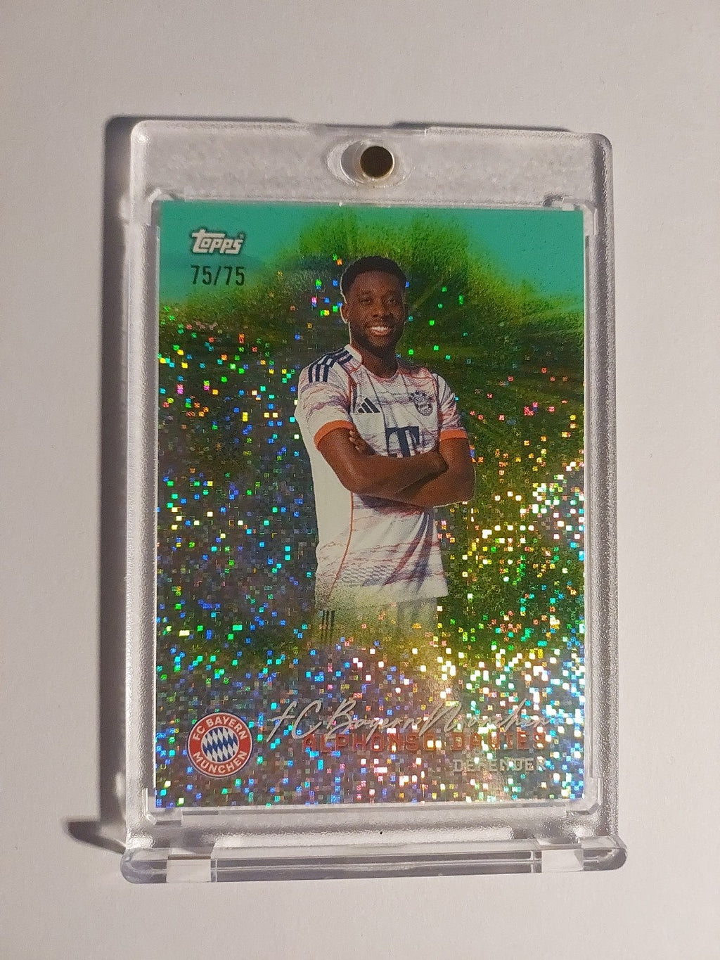 Topps Bayern Team Set 2025-26 Alphonso Davies Parallel 75/75 Refractor Ebay 1/1 – Bild 1
