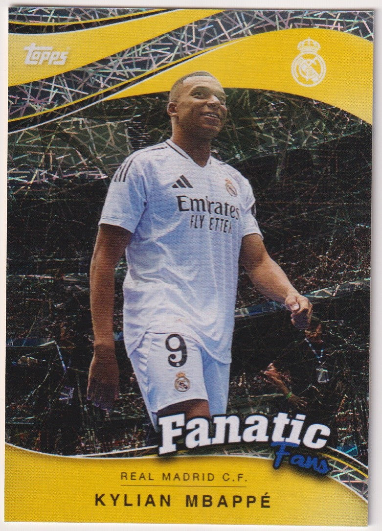 Topps Fanatic Fans 2023-24 Kylian Mbappé Real Madrid C.F. FF-4 Parallel Rare – Bild 1