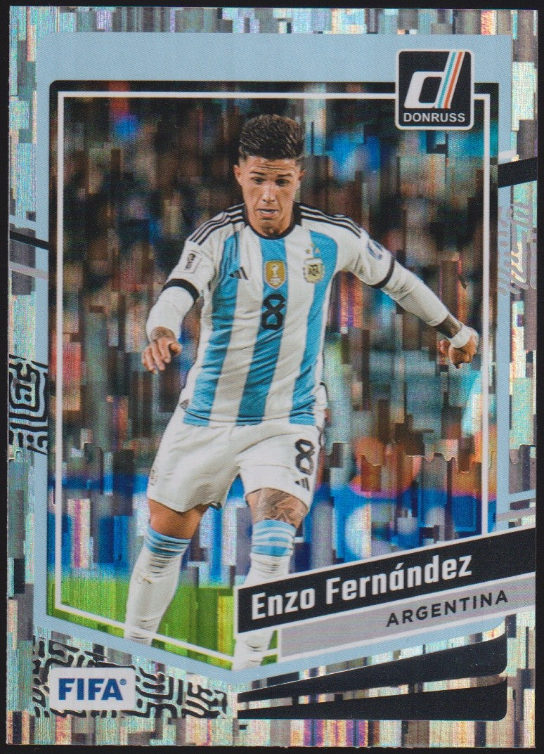 Panini 2023-24 - Donruss Soccer Enzo Fernández Argentina Parallel Rare – Bild 1