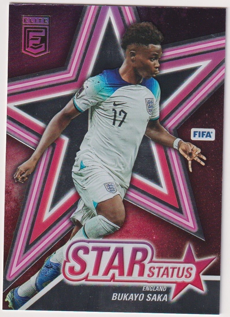 Panini Elite 2022-23 Bukayo Saka England Star Status Parallel Rare 17 – Bild 1
