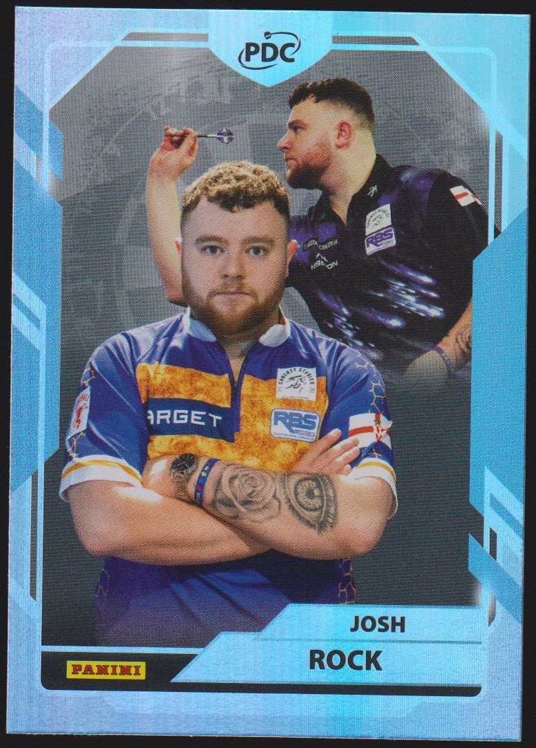 Panini PDC World Championship 2026 Josh Rock "Rocky" Refractor Parallel – Bild 1