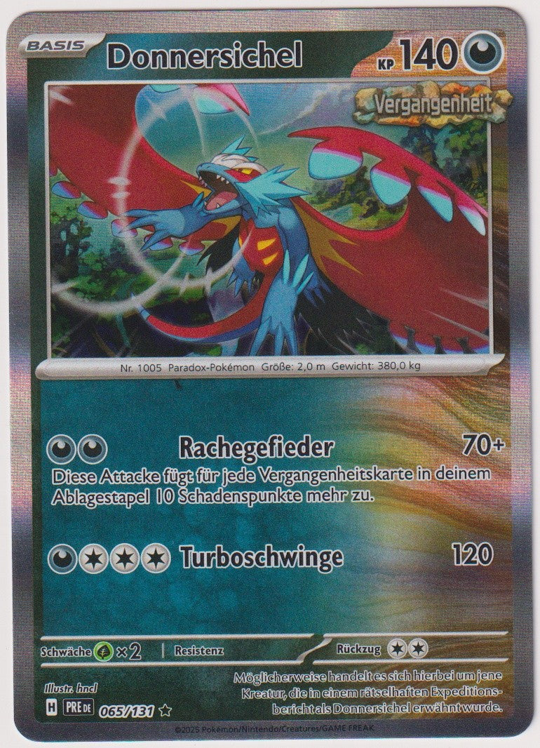 Pokemon TCG Roaring Moon #65/131 Rare (R) Holo Deutsch 2025 – Bild 1