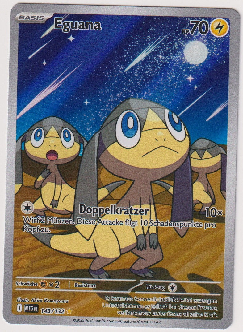 Pokemon TCG Helioptile #143/132 Illustration Rare (IR / AR) Holo Deutsch 2025 – Bild 1