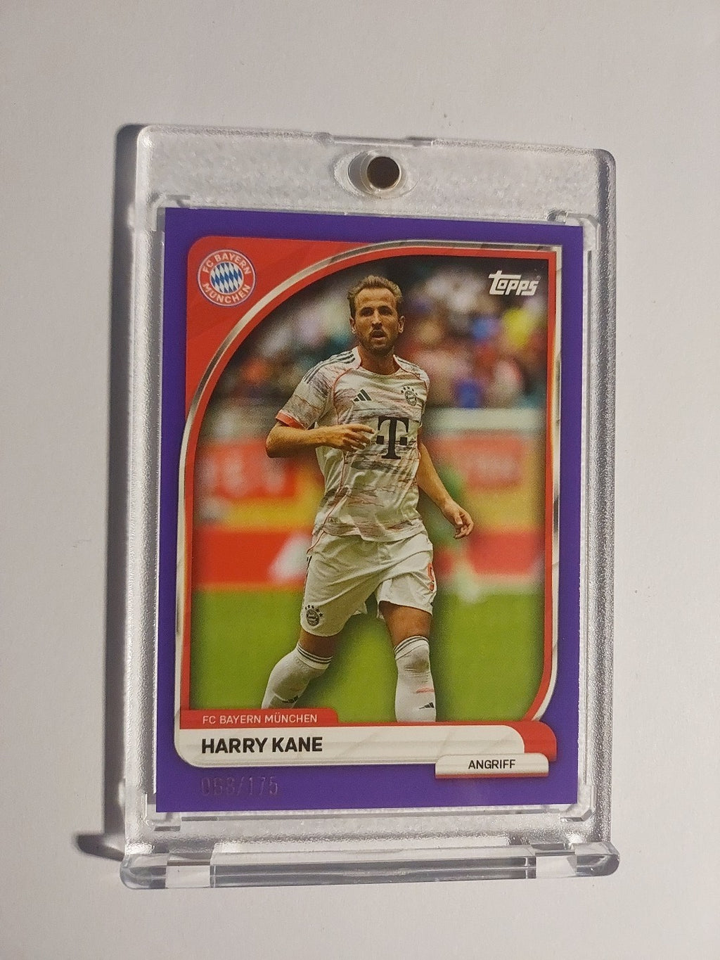 Topps Bayern München Tin Collector 2025-26 Harry Kane Parallel 68/175 Rare Hit – Bild 1