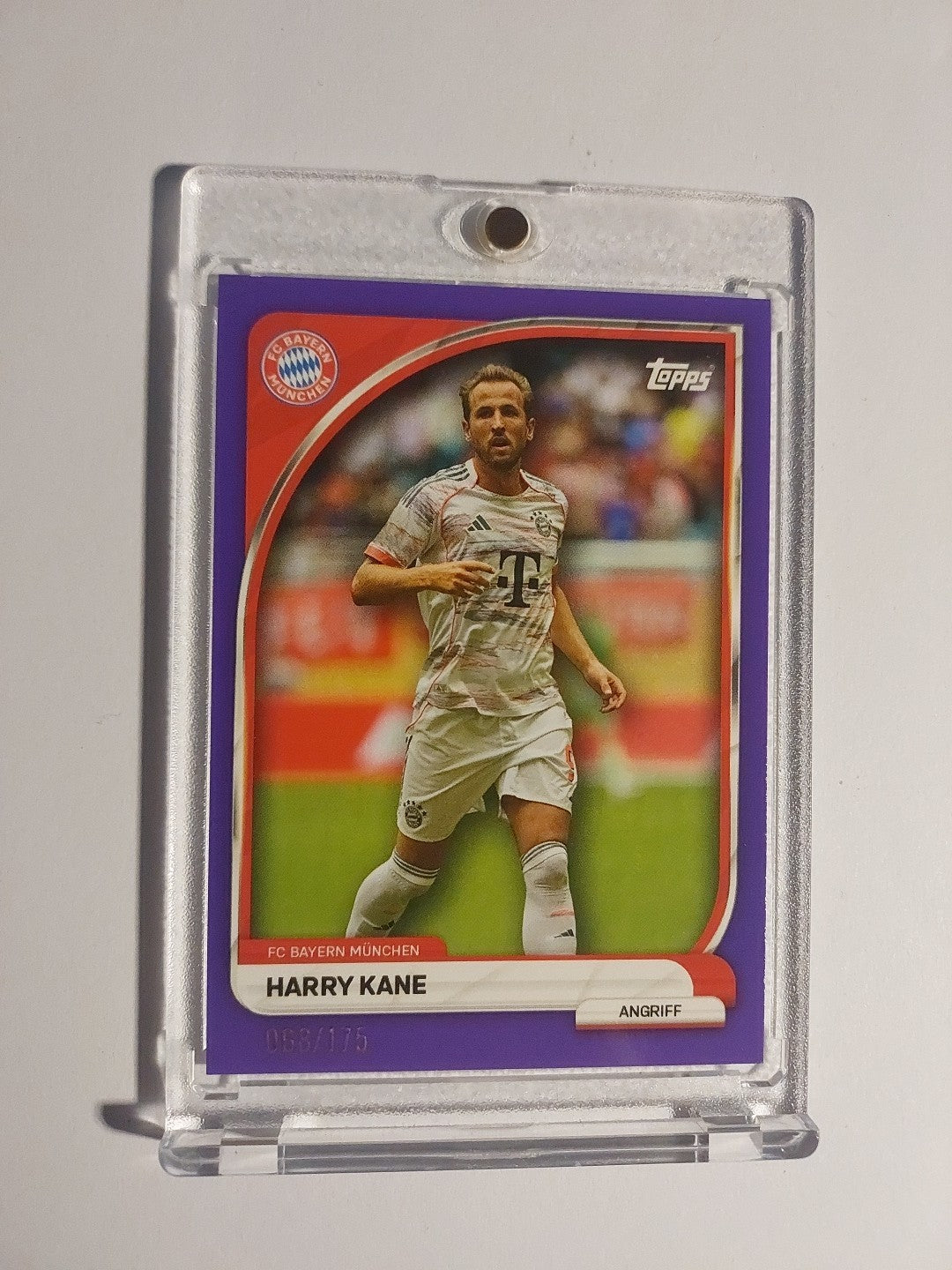 Topps Bayern München Tin Collector 2025-26 Harry Kane Parallel 68/175 Rare Hit – Bild 1