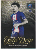 Topps Gold Drip 2023-24 Warren Zaire-Emery Rookie Paris Saint-Germain Parallel – Bild 1