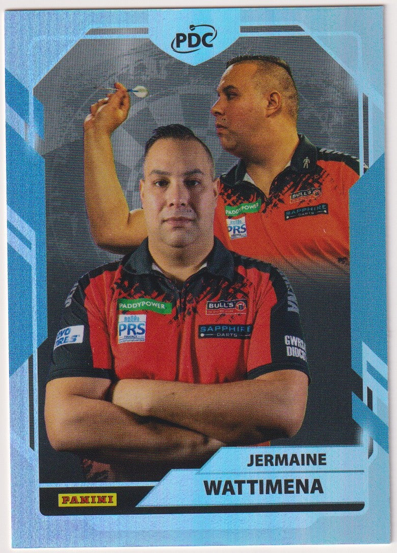 Panini PDC World Championship 2026 Jermaine Wattimena Refractor Parallel – Bild 1