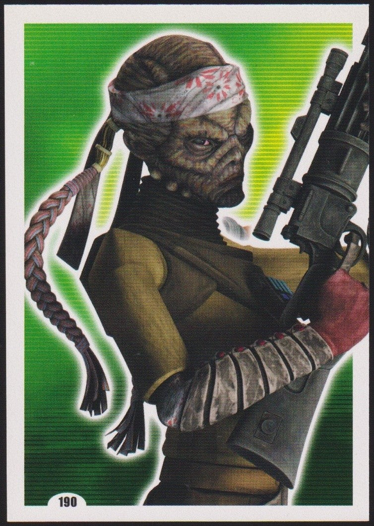 Topps Star Wars 2013 Jakoli Pirat Kopfgeldjäger Full Art TCG Rare #190 – Bild 1