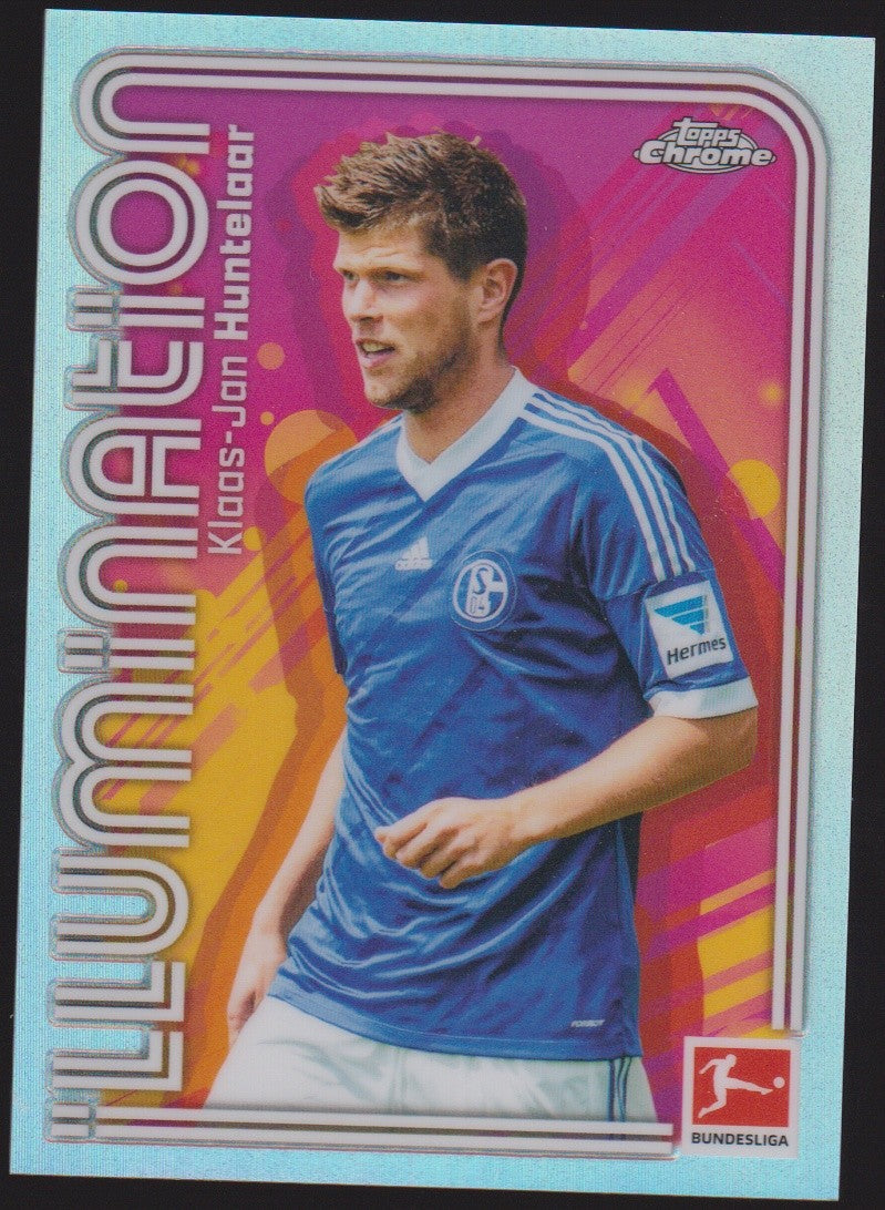 Topps Chrome 2025-26 Klaas-Jan Huntelaar FC Schalke 04 Illumination Parallel – Bild 1