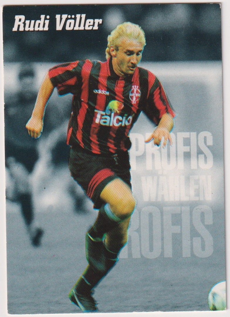 Panini Fussball '95 Rudi Völler Bayer 04 Leverkusen Legend Vintage Parallel – Bild 1