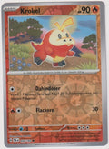 Pokemon TCG Fuecoco #35/193 Common (C) Reverse Holo Deutsch 2023 – Bild 1