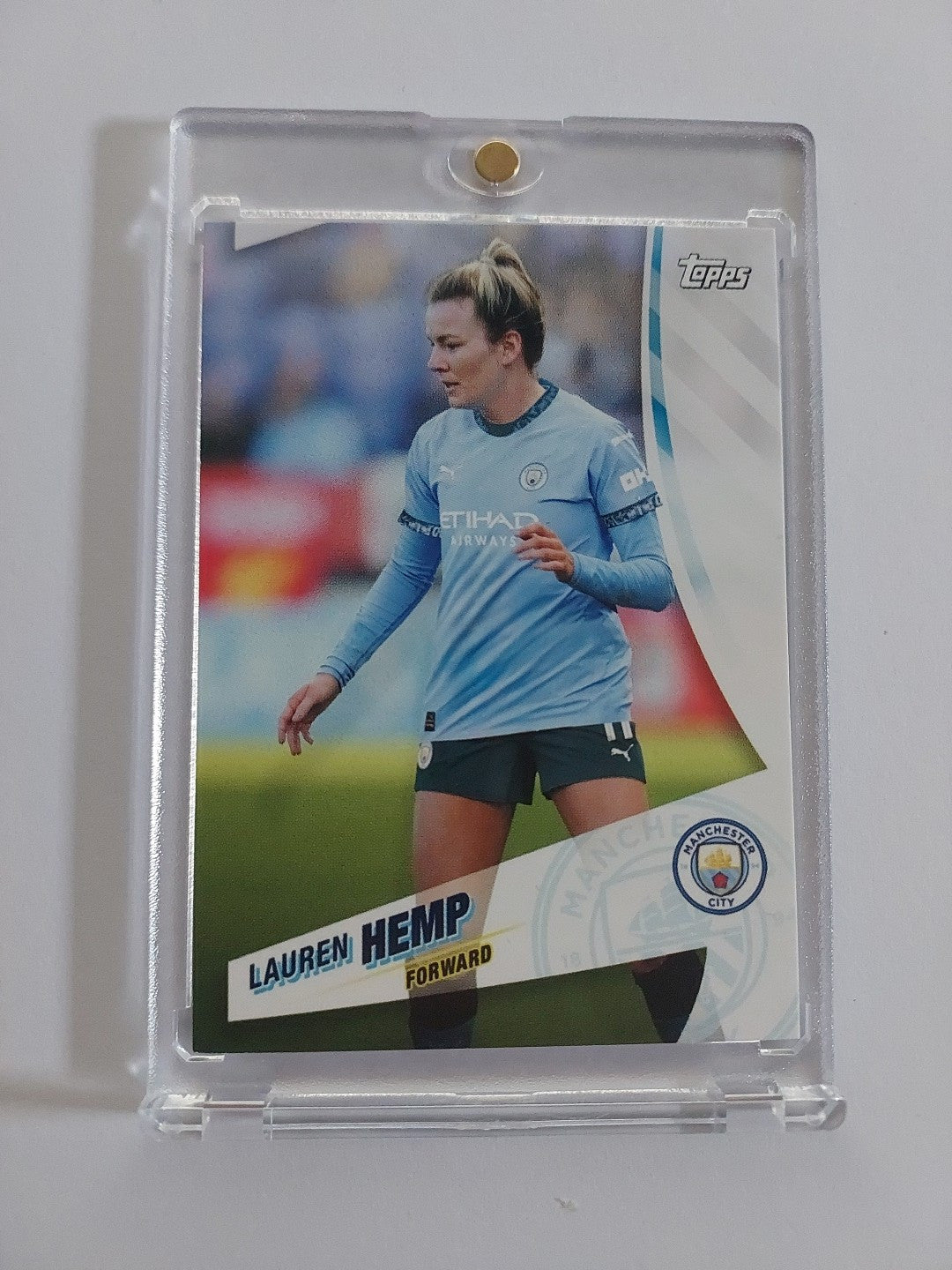 Topps Manchester City 2024-25 Blue Moon Lauren Hemp Parallel Blue Moon Edition – Bild 1
