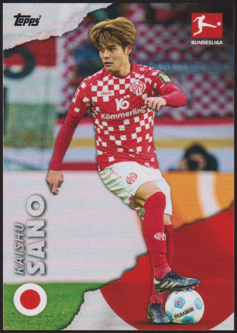 Topps International 2024-25 Kaishu Sano 1. FSV Mainz 05 BUNDESLIGA Parallel – Bild 1