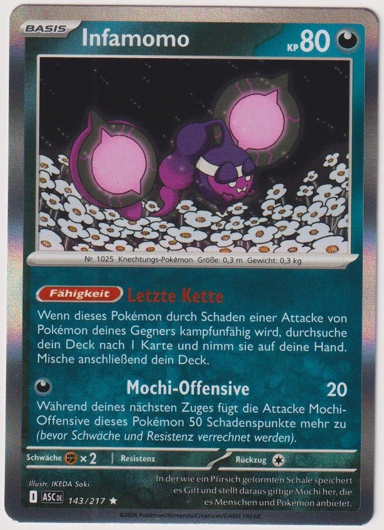 Pokemon TCG Pecharunt #143/217 Rare (R) Holo Deutsch 2026 – Bild 1