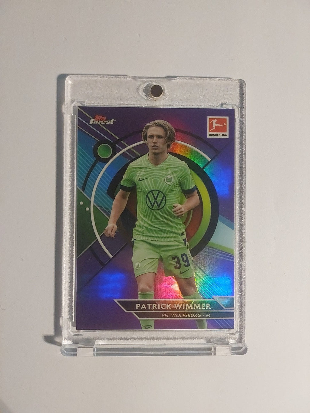 Topps Finest Bundesliga 2022-23 Patrick Wimmer Wolfsburg Parallel 183/250 Rare – Bild 1