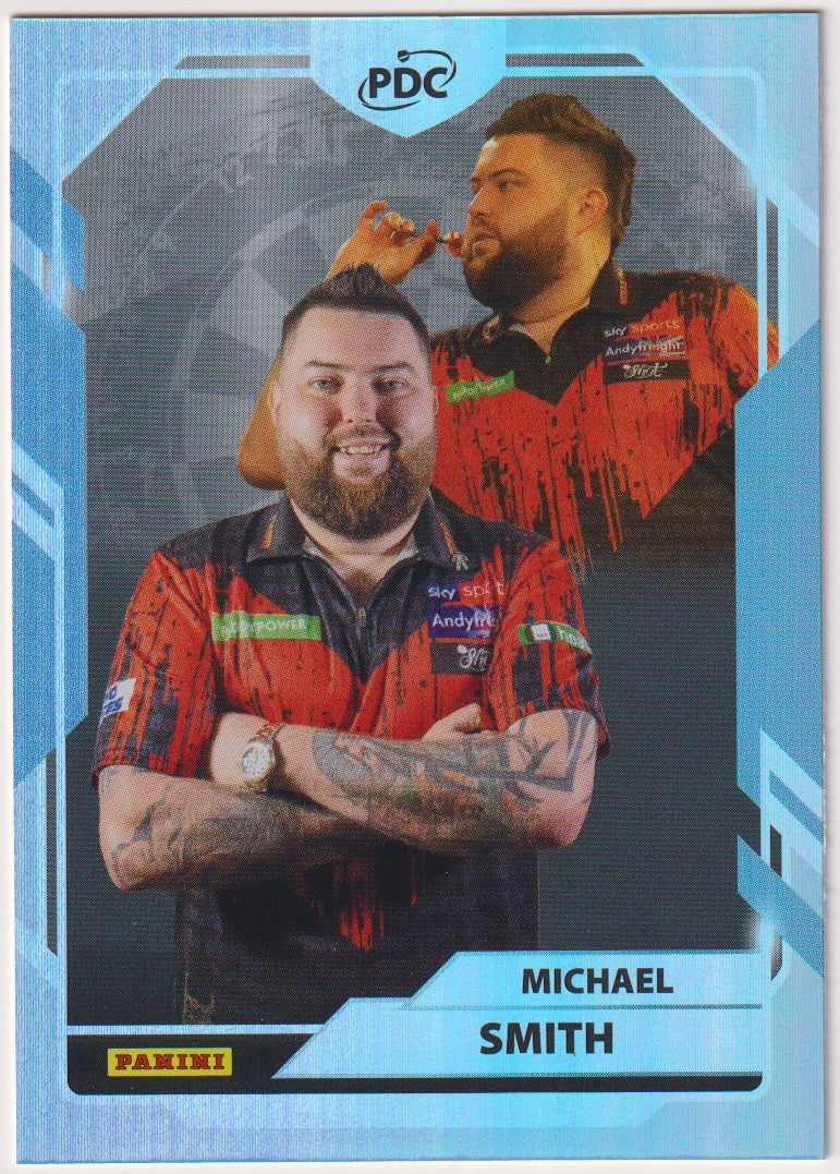 Panini PDC World Championship 2026 Michael Smith "Bully Boy" Refractor Parallel – Bild 1