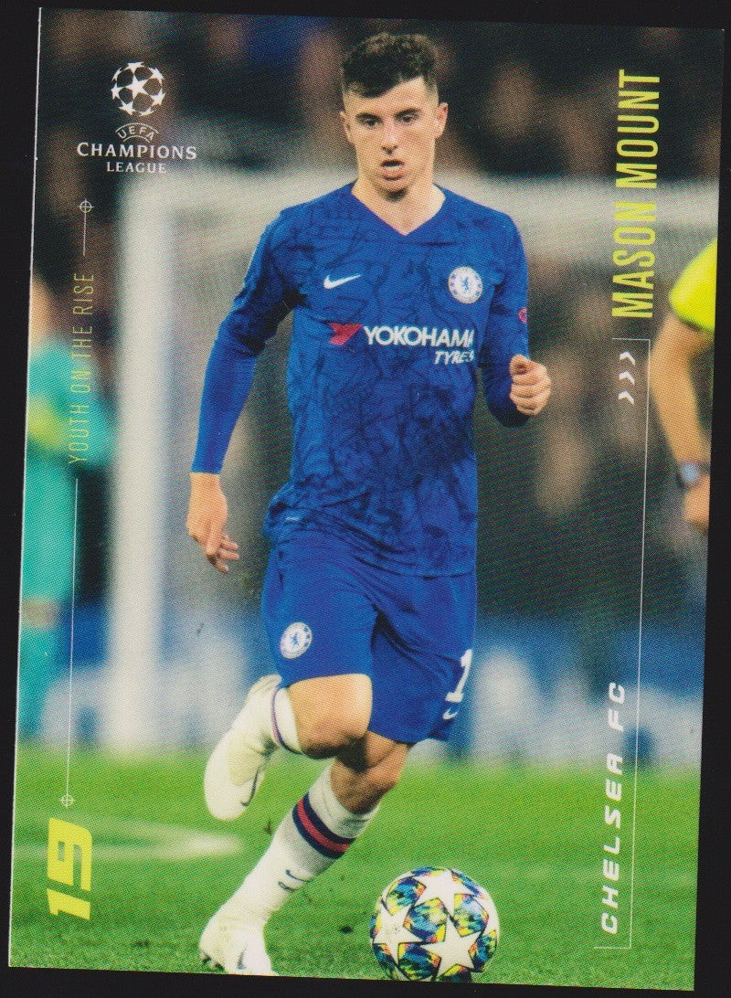 Topps Youth 2019-20 Mason Mount Chelsea Champions League Parallel ~ Lionel Messi – Bild 1