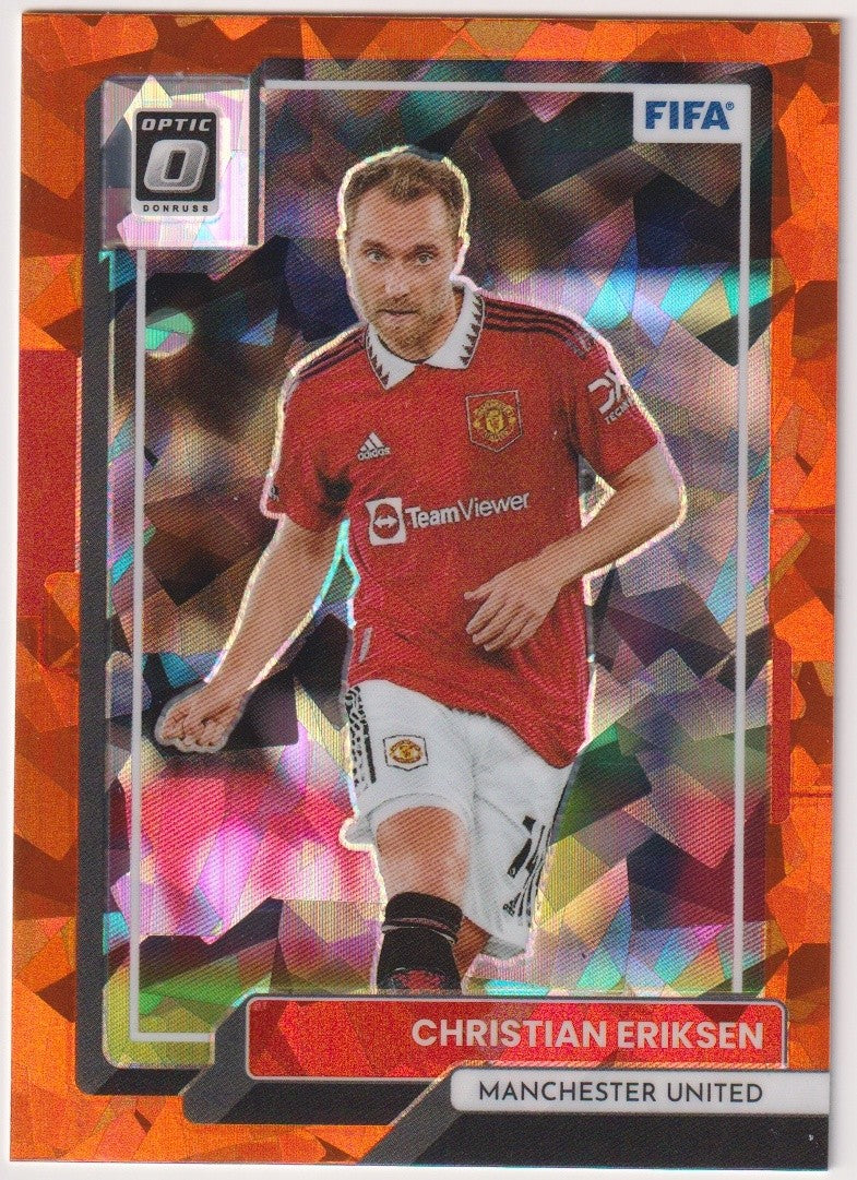 Panini Donruss 2022-23 Christian Eriksen Manchester United Parallel Refractor – Bild 1