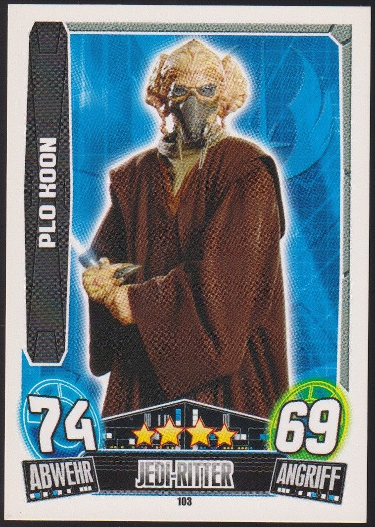 Topps Star Wars 2013 Plo Koon Republik Jedi (Film Version) TCG Rare #103 – Bild 1