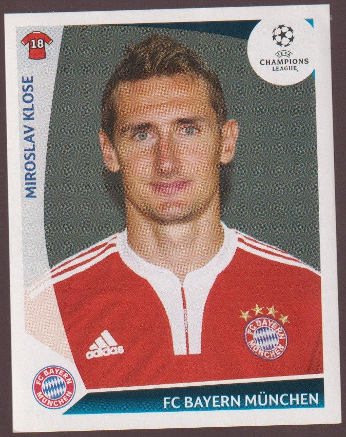 Panini UEFA Champions 2009-10 Miroslav Klose FC Bayern München Parallel – Bild 1