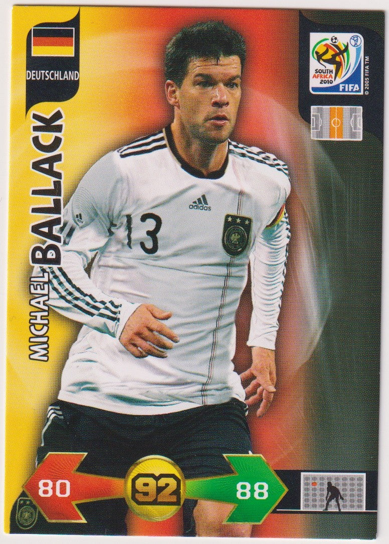 Panini Adrenalyn Michael Ballack Deutschland 2010 FIFA World Cup Parallel – Bild 1