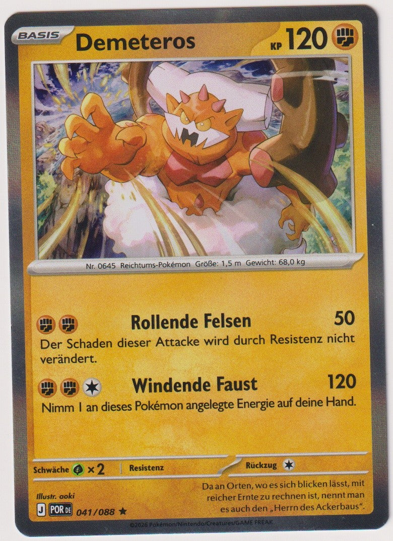 Pokemon TCG Demeteros #41/088 Rare (R) Holo Deutsch 2026 – Bild 1