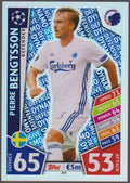 Topps Match Attax Pierre Bengtsson FC København Parallel Refractor – Bild 1