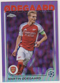 Topps Chrome 2024-25 Martin Ødegaard Arsenal Parallel 72/299 Refractor Rare – Bild 1