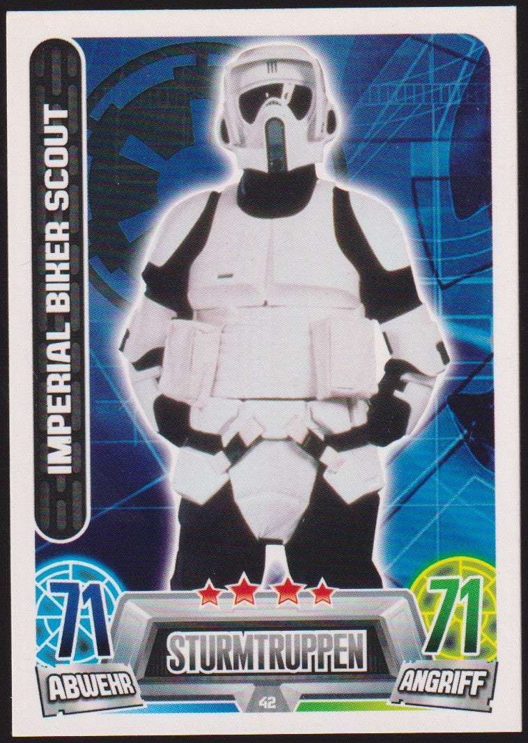 Topps Star Wars 2013 Imperial Biker Scout Imperium Sturmtruppen TCG Rare – Bild 1