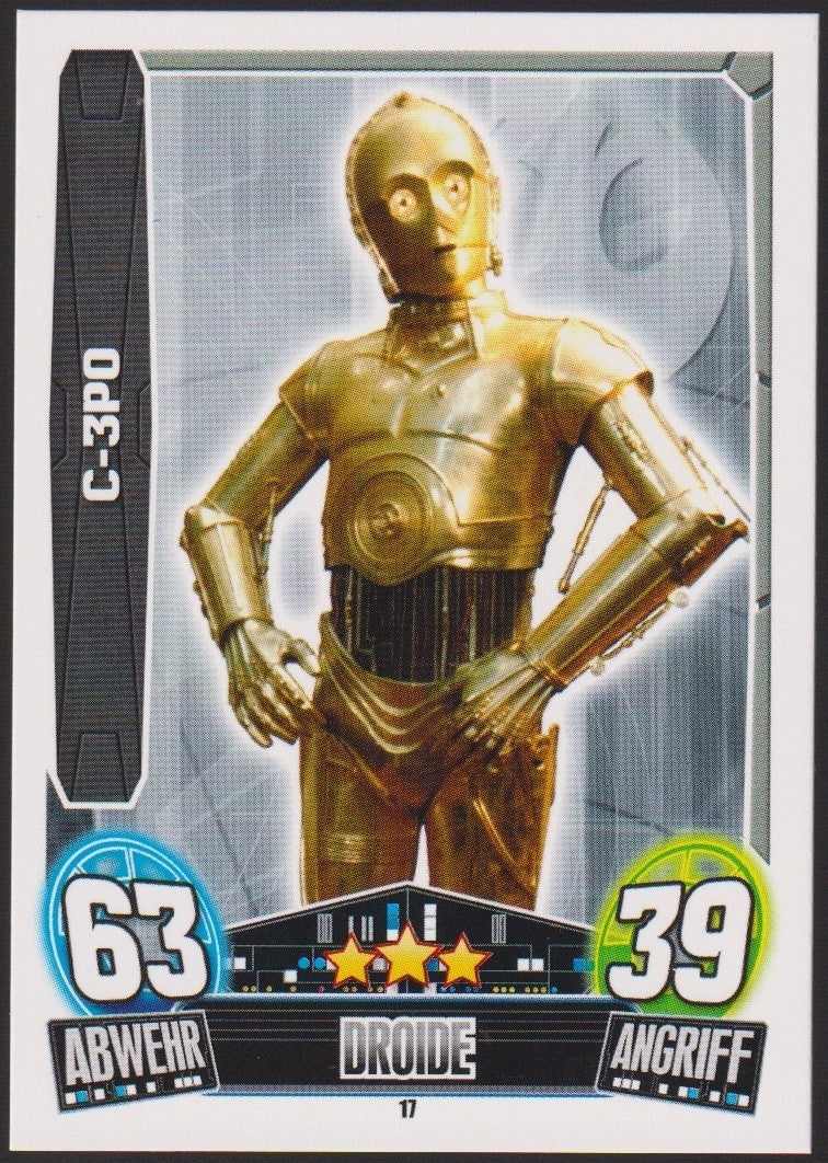 Topps Star Wars 2013 C-3PO ALLIANZ Droide (Film Version) TCG Rare #17 – Bild 1