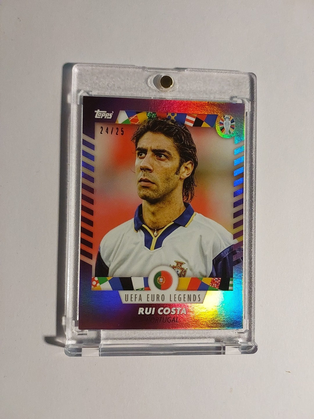 Topps Uefa Euro 2024 Rui Costa Portugal Parallel 24/25 Refractor Ultra Rare Hit – Bild 1