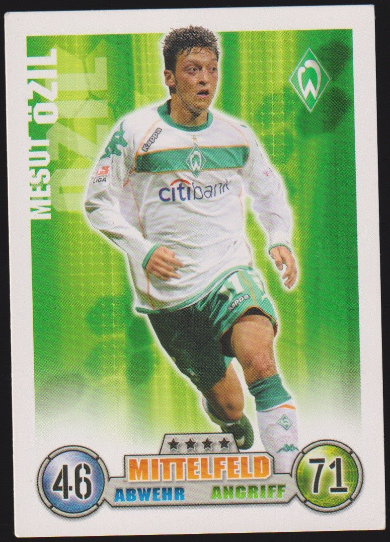 Topps Match Attax Mesut Özil Werder Bremen Bundesliga Parallel Rare Nr. 170 – Bild 1
