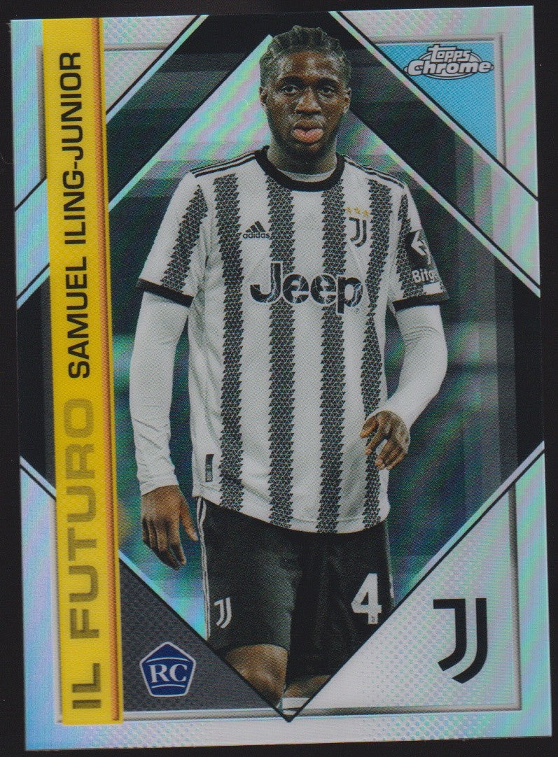 Topps Chrome 2023-24 Samuel Iling-Junior Rookie Juventus Parallel Nr. PP-9 – Bild 1
