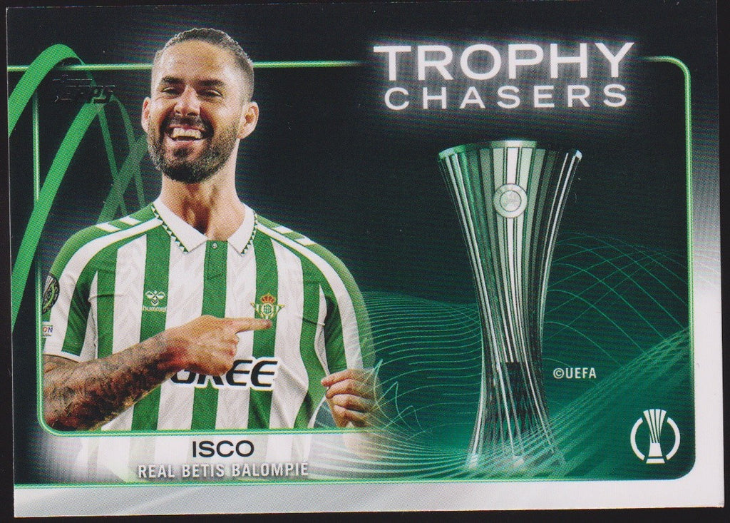 Topps Trophy 2024-25 ISCO Real Betis Balompié UEFA Conference League Parallel – Bild 1