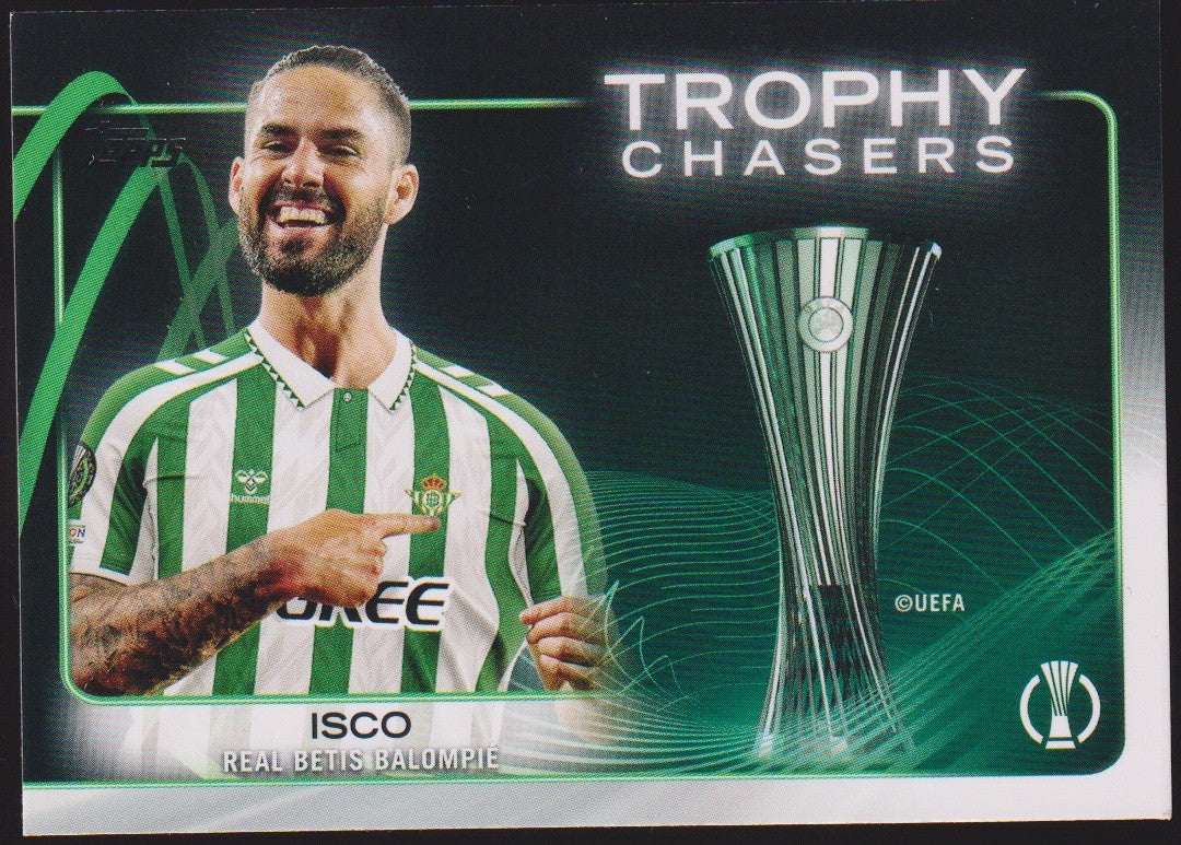 Topps Trophy 2024-25 ISCO Real Betis Balompié UEFA Conference League Parallel – Bild 1