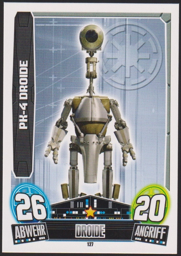 Topps Star Wars 2013 PK-4 Droide Republik (Film Version) TCG Rare #127 – Bild 1