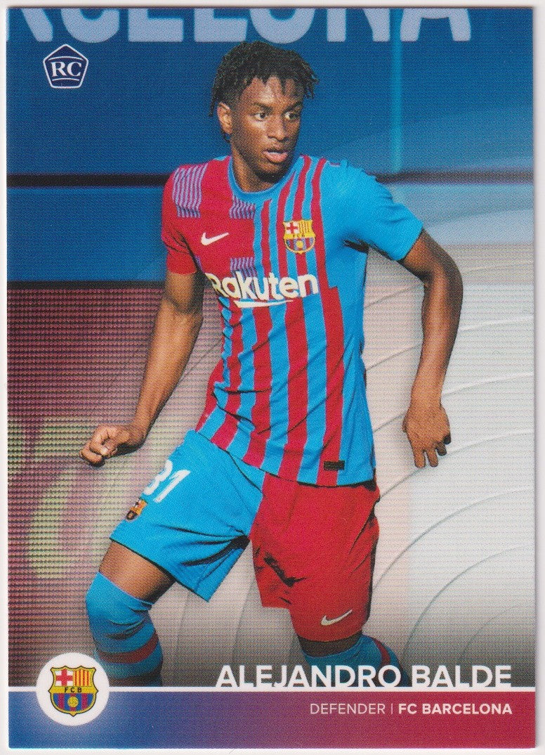 Topps 2021-22 Alejandro Balde Rookie FC Barcelona Parallel Rare – Bild 1