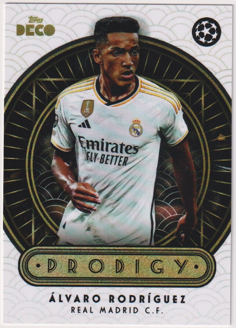 Topps 2023-24 Alvaro Rodriguez Real Madrid C.F. Parallel Rare – Bild 1