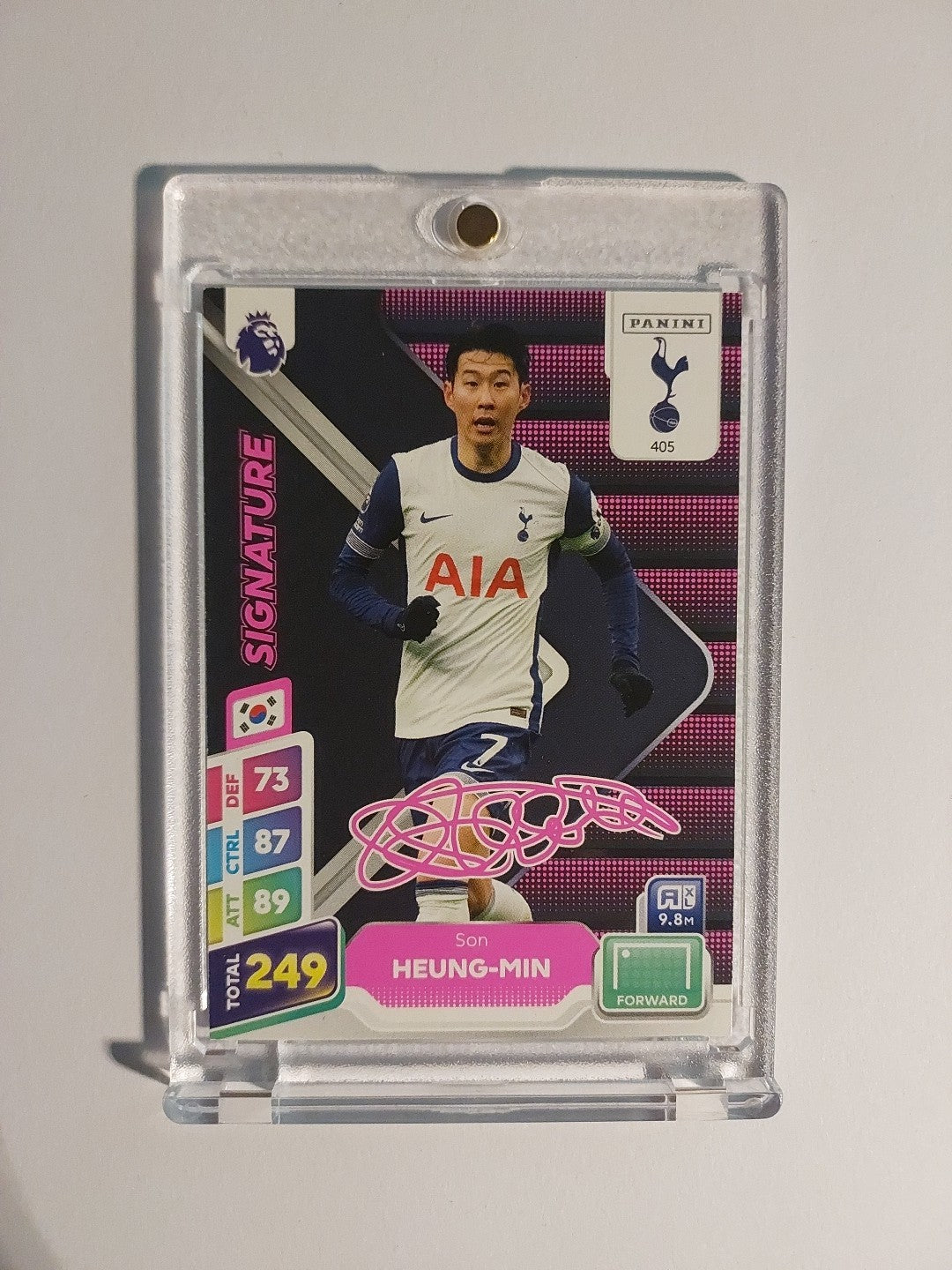 Panini Adrenalyn 2025-26 Heung Min Son Signature Tottenham Parallel Insert Ultra – Bild 1
