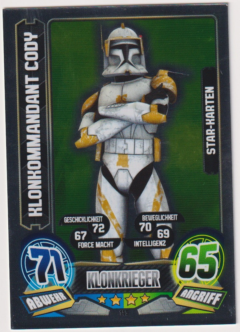Topps Star Wars 2015 Klonkommandant Cody Republik Klonkrieger TCG Rare – Bild 1