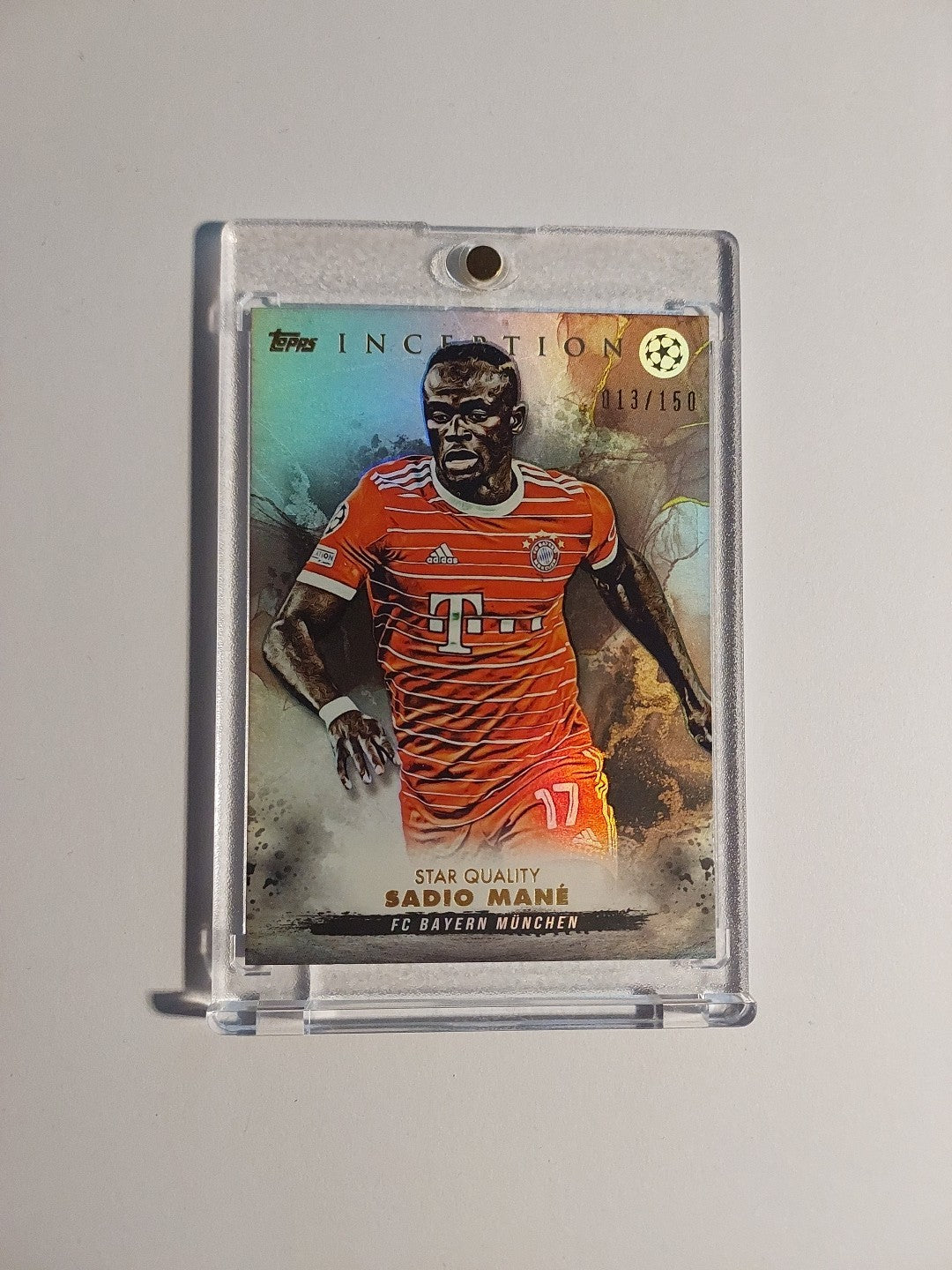 Topps Inception 2022-23 Sadio Mane Bayern München Parallel 13/150 Ultra Rare Hit – Bild 1