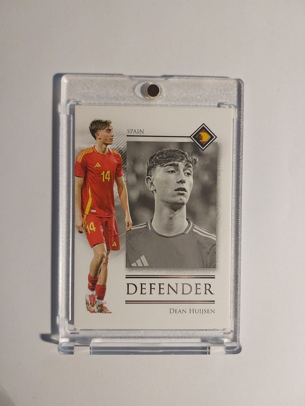 Futera Unique 2025 Dean Huijsen Real Madrid Spanien Parallel 53/69 Ultra Rare – Bild 1
