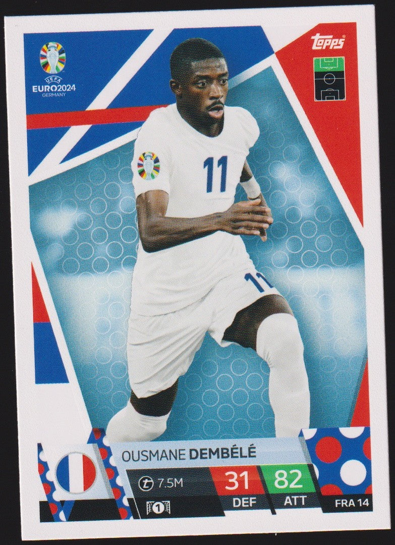 Topps 2023-24 Ousmane Dembélé France Parallel Rare – Bild 1