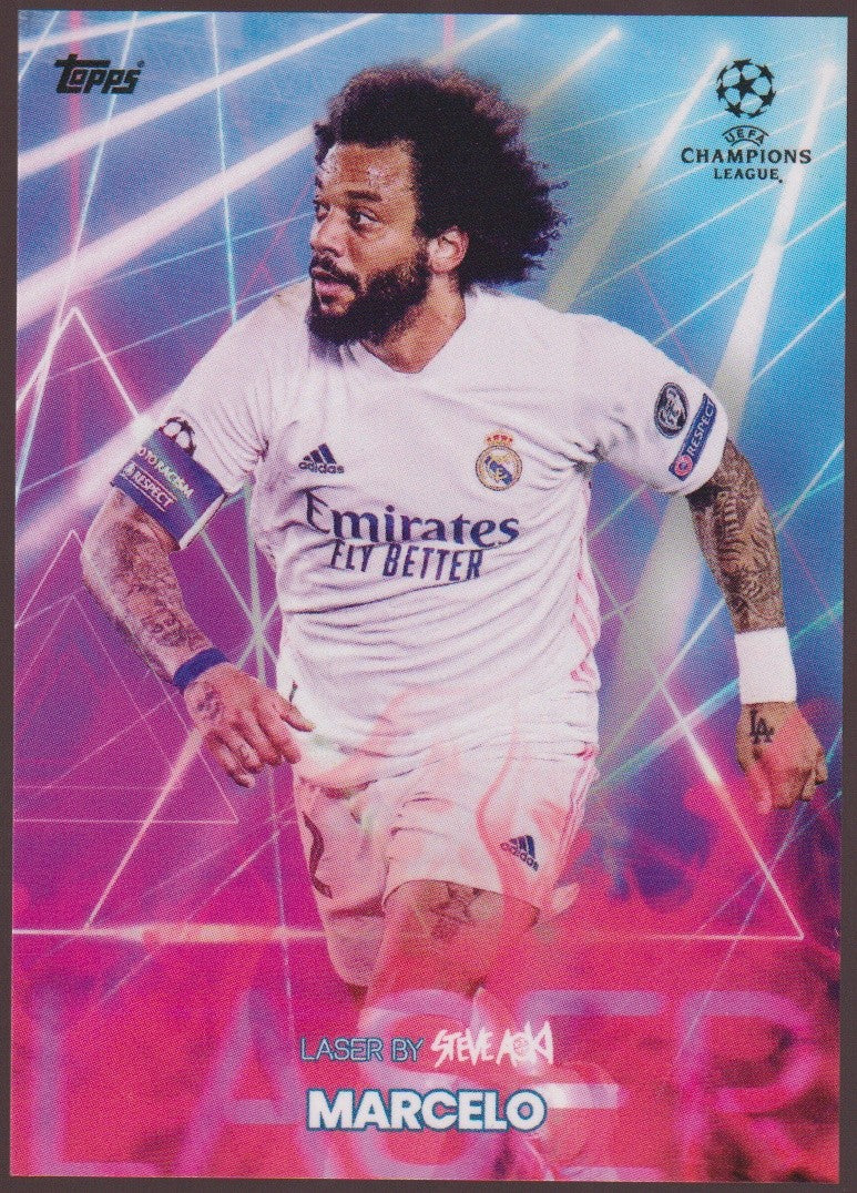 Topps 2020-21 Marcelo Real Madrid UEFA Champions League Parallel – Bild 1