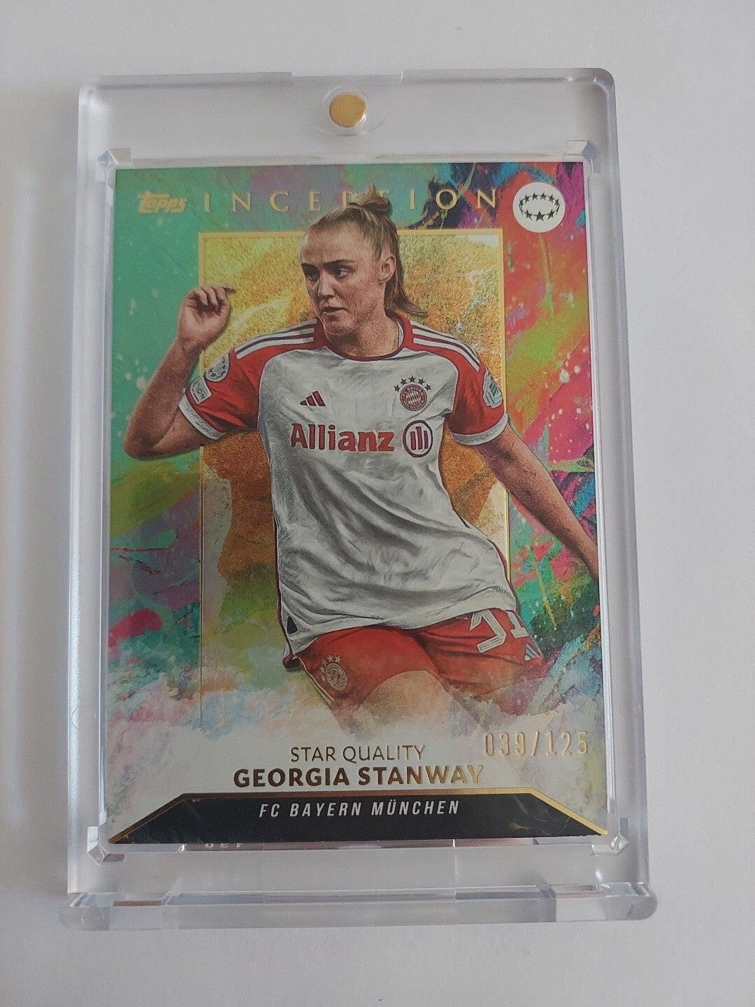 Topps Inception Georgia Stanway FC Bayern München 2024 (Parallel: 39/125) – Bild 1