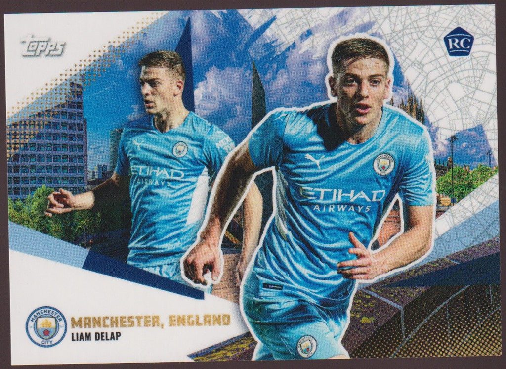 Topps 2021-22 Liam Delap Rookie Manchester City Parallel Rare – Bild 1