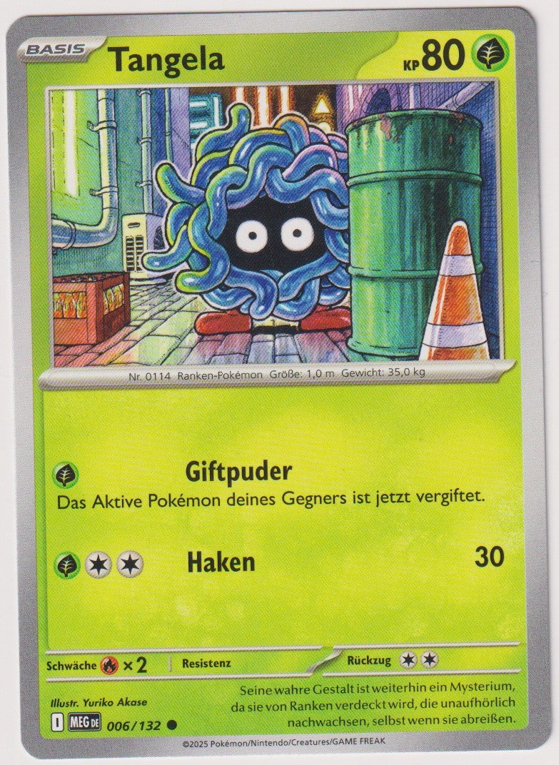 Pokemon TCG Tangela #6/132 Common (C) Deutsch 2025 – Bild 1